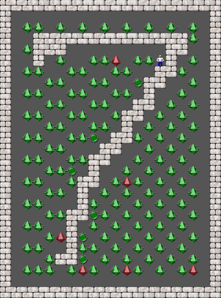 Sokoban Mass Remodel level 847